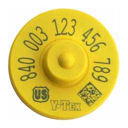 840 USDA FDX EID Ear Tags  Y-Tex
